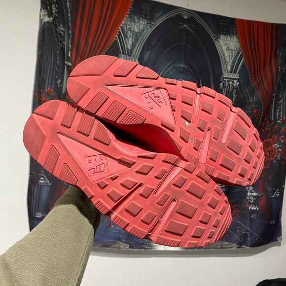 Nike Air Huarache Triple Red October Monochromatic Men's Size 14 - Sneaker - Picture 5 of 6